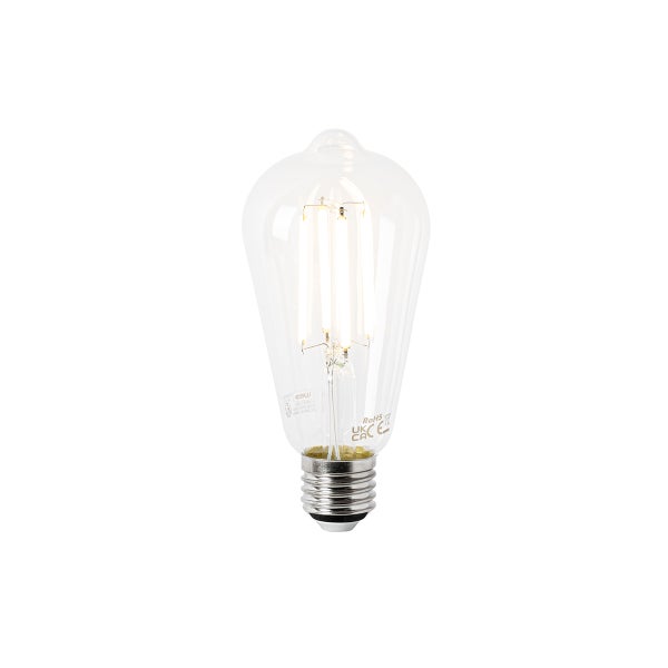 5er Set E27 LED-Glühbirnen ST64 klar 2,2W 470lm 2700K