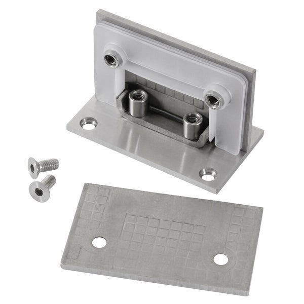 Duschkabinen Glasverbinder aus Metall mit Befestigungsschrauben
