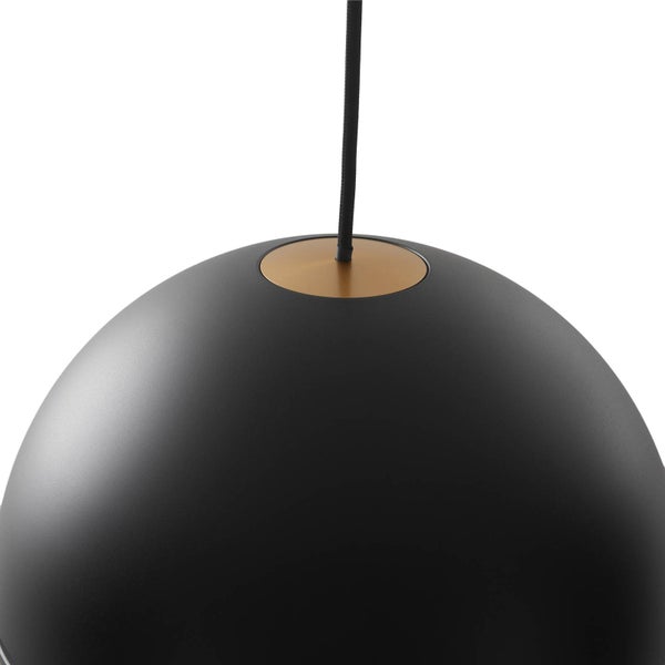 Lucande Pendelleuchte Calantha (Design, Modern) in Schwarz aus Aluminium (1 flammig E27) - Deckenlampe Esstischlampe Hängelampe Hängeleuchte Wohnzimmerleuchte