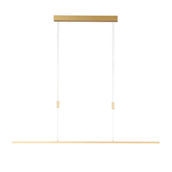 quitani LED Tolu (Modern) in Gold / Messing aus Aluminium (6 flammig, ) Wohnzimmerleuchte
