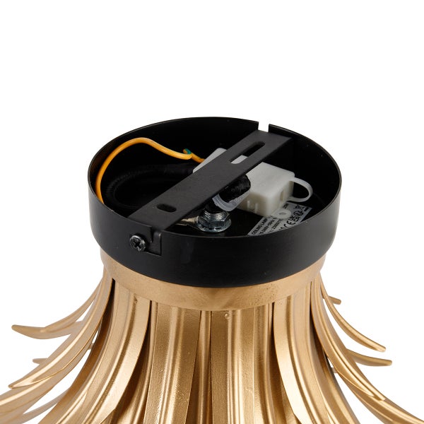 Deckenleuchte Detailansicht mit Montageelementen