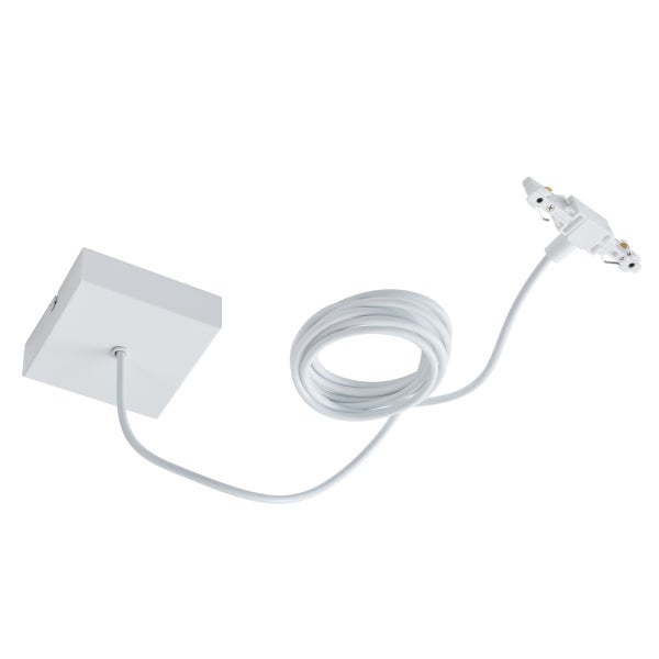 Stromschienen-Anschluss mit Deckenauslass und Zuleitung