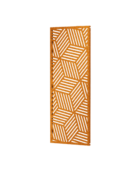 Sichtschutzwand ELEO Reno 60 x 158 cm - Cortenstahl rost