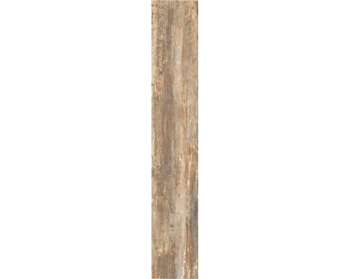 Wand- und Bodenfliese Chalet 2.0 mahogany red 20x120 cm matt rektifiziert