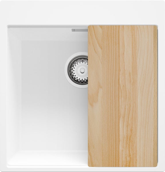 Spülbecken mit Schneidebrett