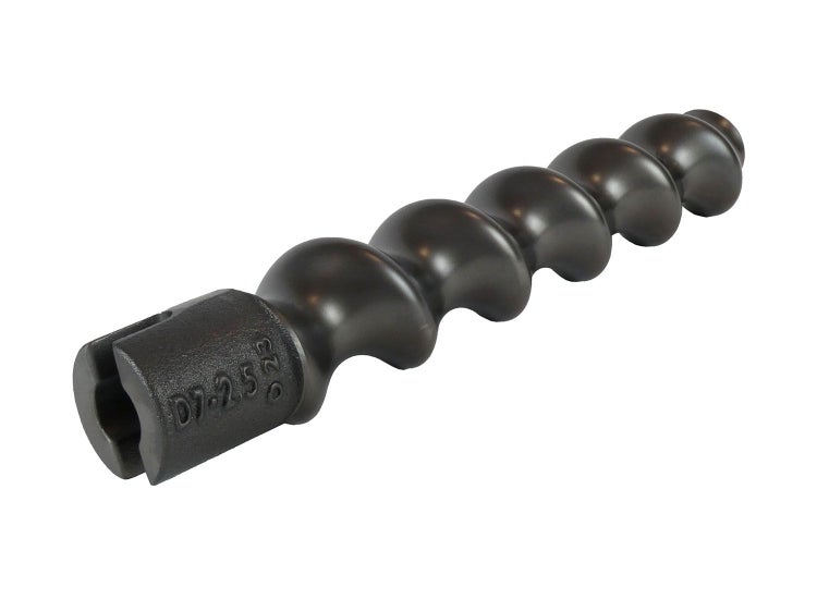 Rotor D7-2.5 für Putzmaschinen aus Metall in Spiralform
