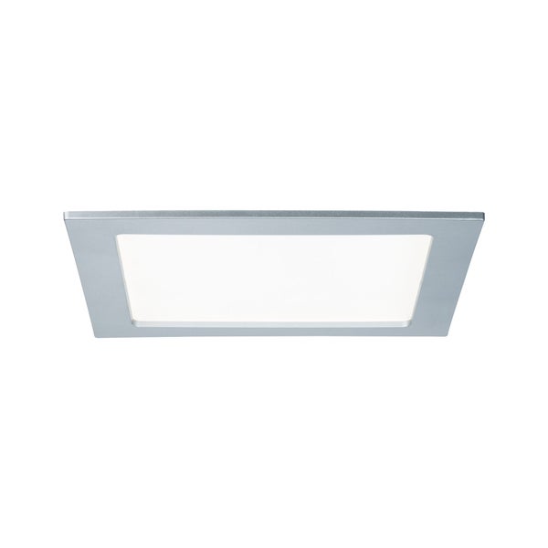 LED Einbaupanel IP44 eckig 220x220mm 16,5W 1450lm 4000K Chrom matt