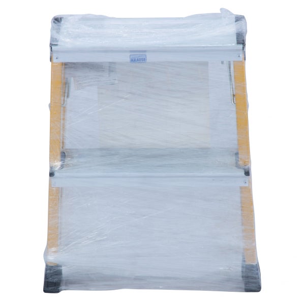Verpackte Krause Stehleiter mit zwei Stufen