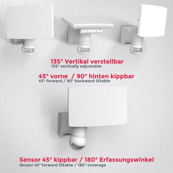 LED Außenleuchte weiß 20W