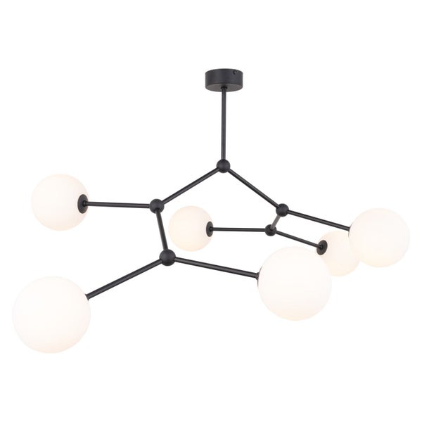 Deckenleuchte mit sechs Leuchtkugeln