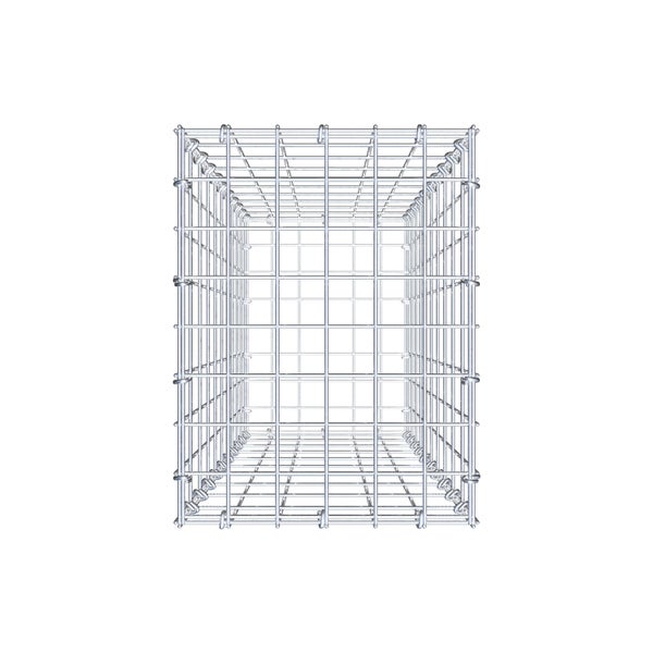Gabione 100 cm x 30 cm x 40 cm (L x H x T), Maschenweite 5 cm x 10 cm, C-Ring
