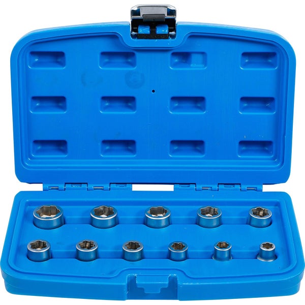 BGS Ausdreh-Satz für Schrauben und Muttern 10 mm (3/8) metrisch 11tlg. - 8383