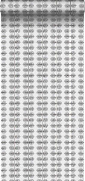 Tapetenrolle mit Blattmuster