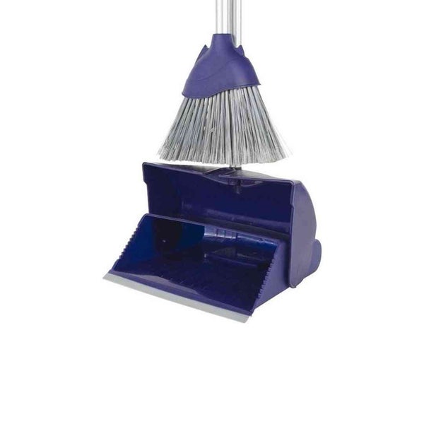 Kehrgarnitur mit Besen und Kehrschaufel
