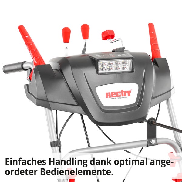 Hecht Schneefräse Bedienelemente