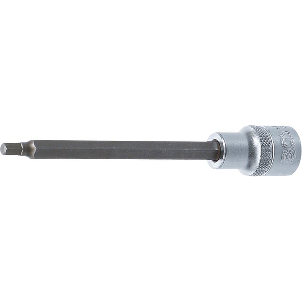 BGS Bit-Einsatz Länge 140 mm Antrieb Innenvierkant 12,5 mm (1/2) Innensechskant 5 mm - 4270