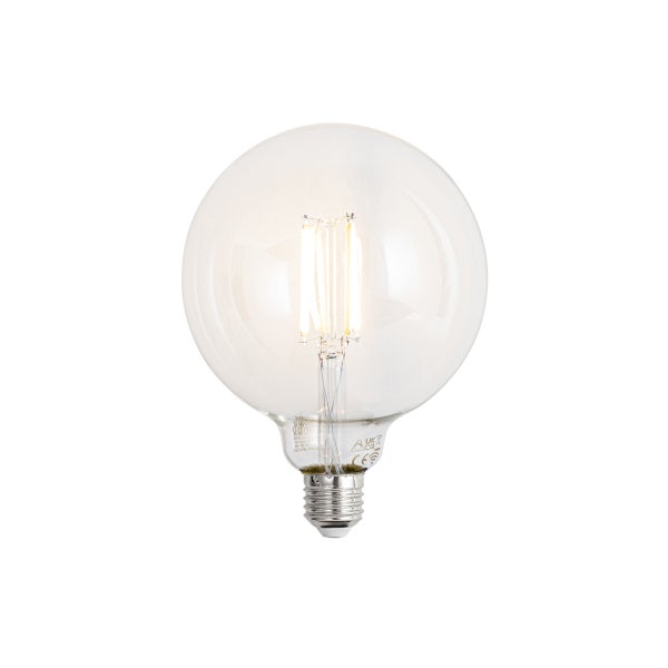 Klare LED-Lampe mit E27-Fassung