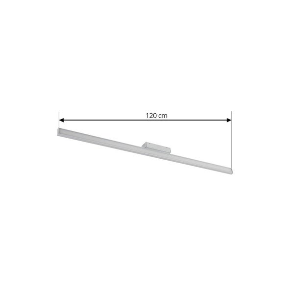 Lindby LED Wandleuchte, Wandlampe Bad Alenia (spritzwassergeschützt (Modern) in Alu aus Aluminium (1 flammig ) - Wandleuchten Spiegelleuchte Badezimmer Wandbeleuchtung Badezimmerleuchte