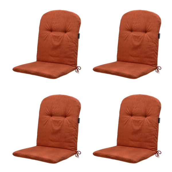 Stuhlauflage Stapelstuhl Basic terra - Ca. 96x45 cm - 4er-Set