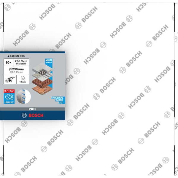 Bosch PRO Multi Material Diamanttrennscheibe 230 x 22,23 mm - 2608615066