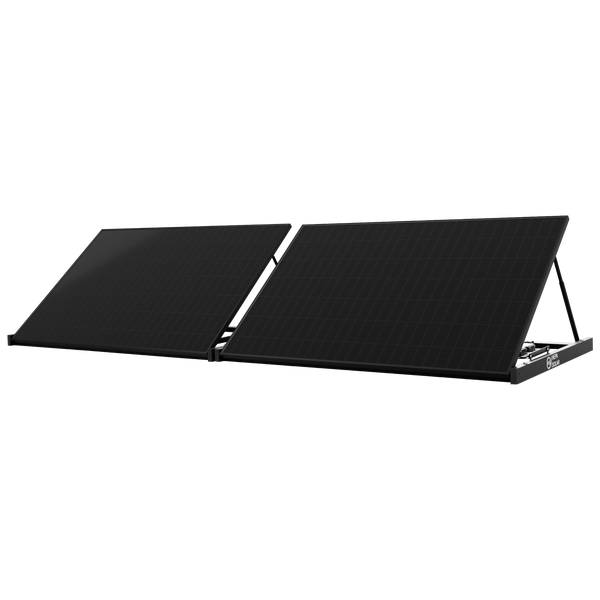Zwei Solarmodule für die Stromerzeugung