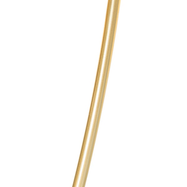 Einzelnes goldenes Möbelbein