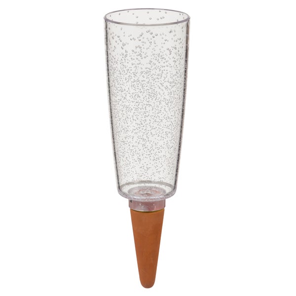 Scheurich Copa XXL, Wasserspeicher aus Kunststoff,  Farbe: Copa XXL, Transparent/Clear, 9,6 cm Durchmesser, 32 cm hoch, 1 l Vol.