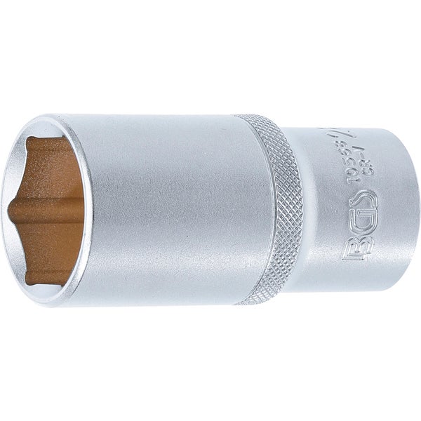 BGS Steckschlüssel-Einsatz Sechskant tief Antrieb Innenvierkant 12,5 mm (1/2) SW 28 mm - 10568