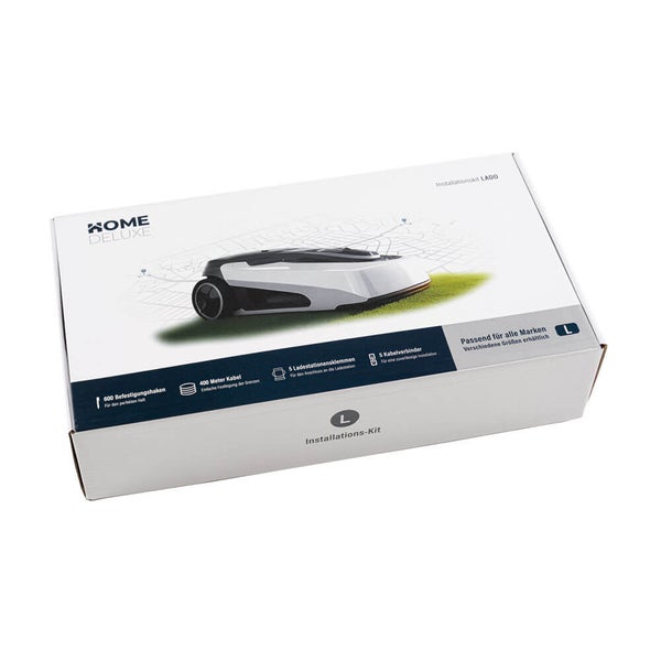 Home Deluxe Installationskit L für Mähroboter mit Begrenzungskabel und Befestigungshaken