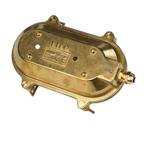 Ovale Leuchte zur Wand- oder Deckenmontage