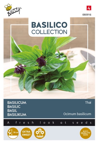 Buzzy Basilicum Thai Samenpackung