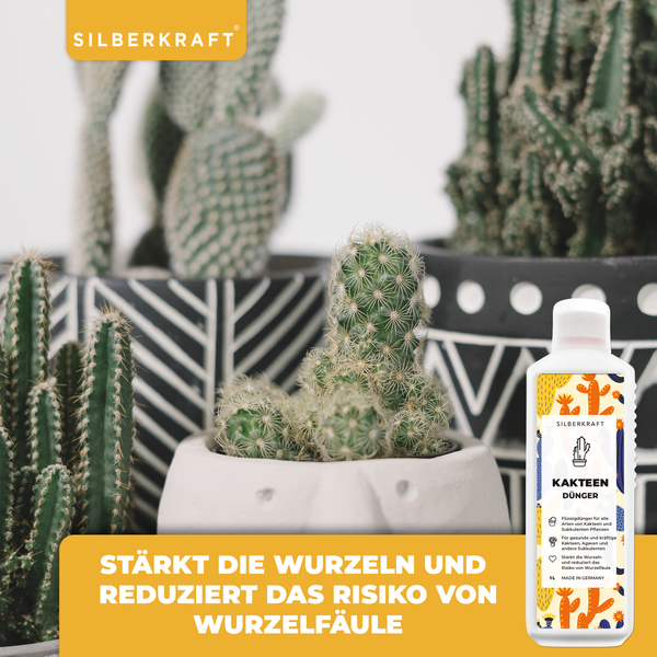 SILBERKRAFT Kakteen Bio-Dünger – 1 Liter