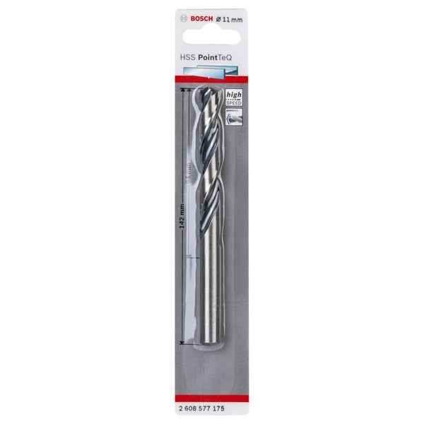 Bosch 1x HSS PointTeQ DIN 338 11 x 94 x 142 mm - 2608577175