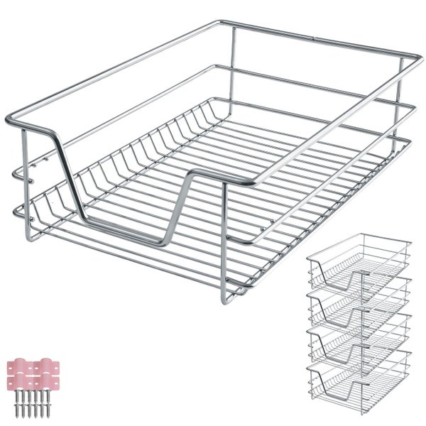 Drahtkorb-Set mit Zubehör für die Küchenorganisation