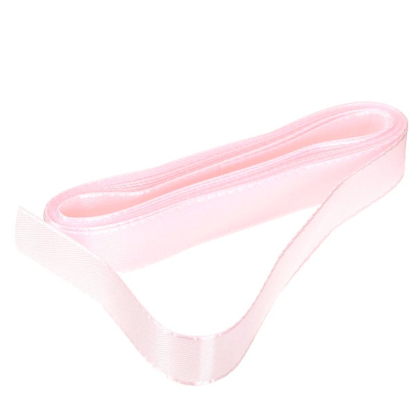 Hellrosa Schleifenband aus Stoff