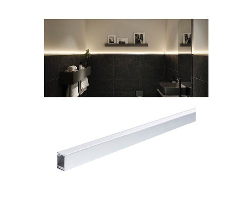 Paulmann LumiTiles LED Strip Aufbauprofil Top 1 m Alu eloxiert/Satin