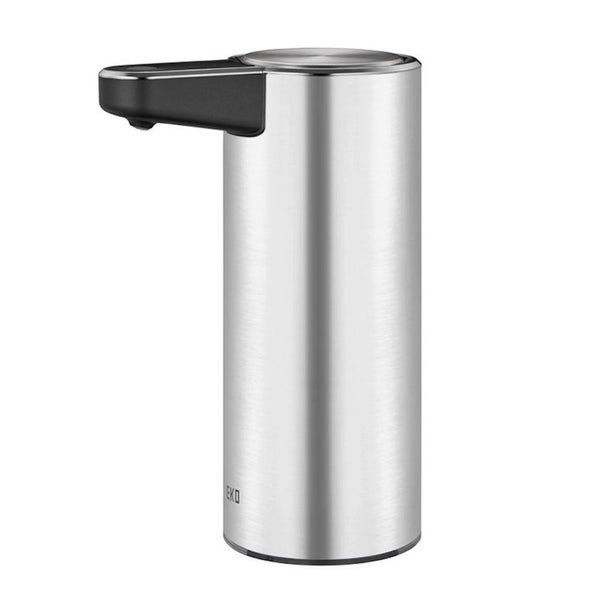 PROREGAL Stilvoller Flüssigseifenspender Aus Edelsthal Mit Touchless Bediensensor 0,25 Liter HxBxT 17,5 x 7 x 12 cm Edelstahl & Silber