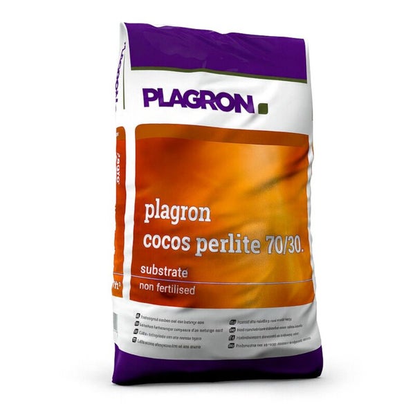 Plagron Cocos Perlite 70/30 Substrat, ungedüngt, für Pflanzen.