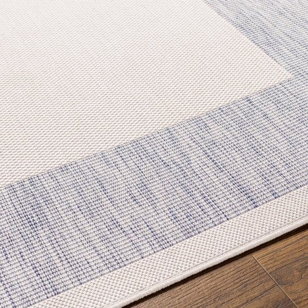 In-/Outdoor-Teppich Blau/Beige 200x275 cm LAYLA