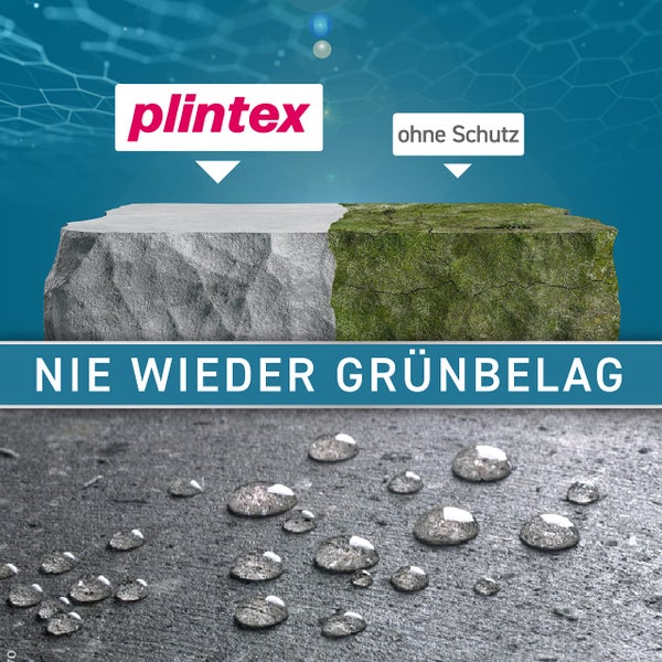 PLINTEX® [1L] Steinimprägnierung Außen & Innen I Stein Imprägnierung universell anwendbar I Naturstein, Steinplatten, Pflasterstein I Steinversiegelung