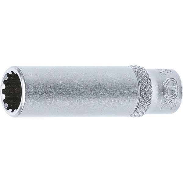 BGS Steckschlüssel-Einsatz Gear Lock tief Antrieb Innenvierkant 6,3 mm (1/4) SW 9 mm - 10159