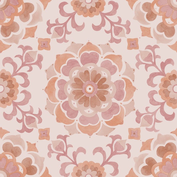 Dekoratives florales Muster für Wohnraumgestaltung