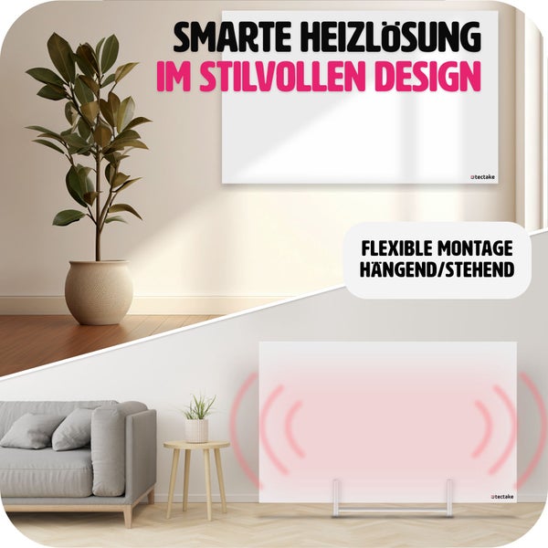 Smarte Heizlösung im stilvollen Design mit flexibler Montage