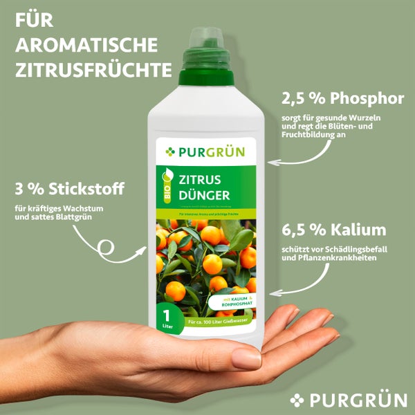 Purgrün Bio-Zitrusdünger 1 Liter