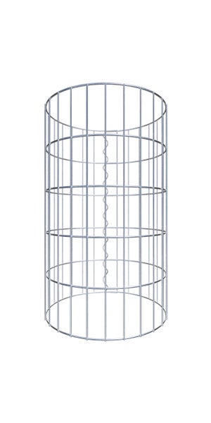Gabionensäule Durchmesser 42 cm, MW 5 x 10 cm rund - Höhe: 0,50 m