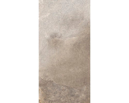 Wand- und Bodenfliese Schiefer taupe 30x60 cm lappato