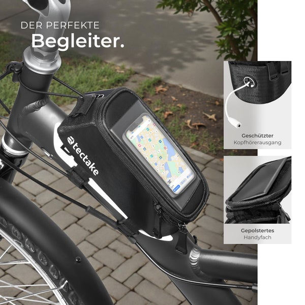 Fahrradrahmentasche von tectake zur Befestigung am Fahrradrahmen