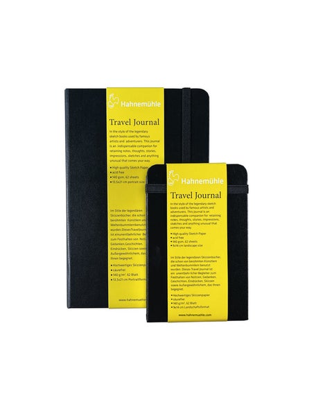 Hahnemühle Papier Travel Journal, 13,5 x 21 cm Querformat, 140 g/m²