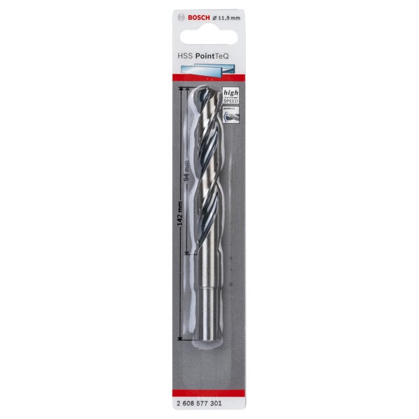 Bosch 1x HSS PointTeQ DIN 338 red. Schaft 11,5 x 94 x 142 mm - 2608577301