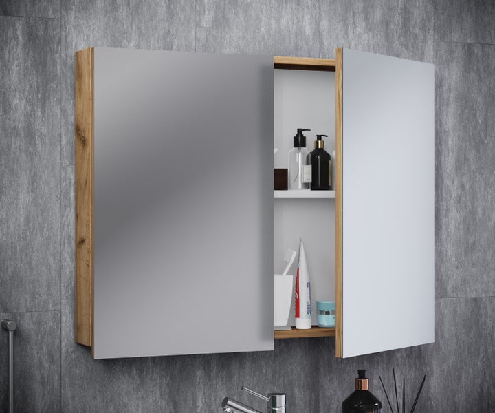 Spiegelschrank Spiegel Badezimmer Badinos 59x60 cm